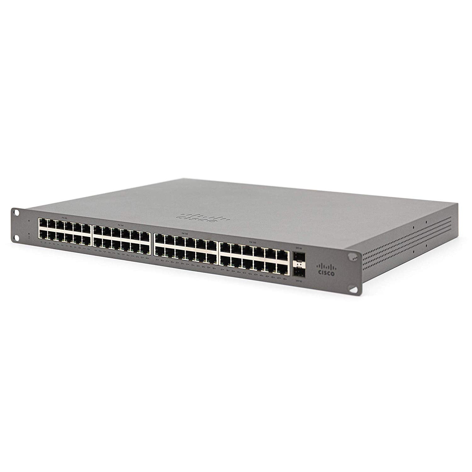 Meraki Go 48 portu mākoņpārvaldīts tīkla slēdzis — GS110
