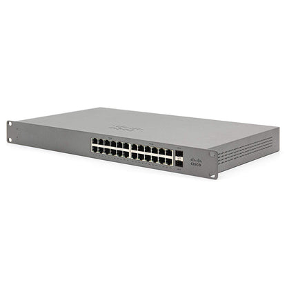 Meraki Go 24 portu mākoņpārvaldīts (PoE) tīkla slēdzis — GS110 